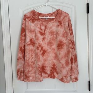 Time & Tru Women's Tie-Dye Raglan Sweatshirt Size XXL 20